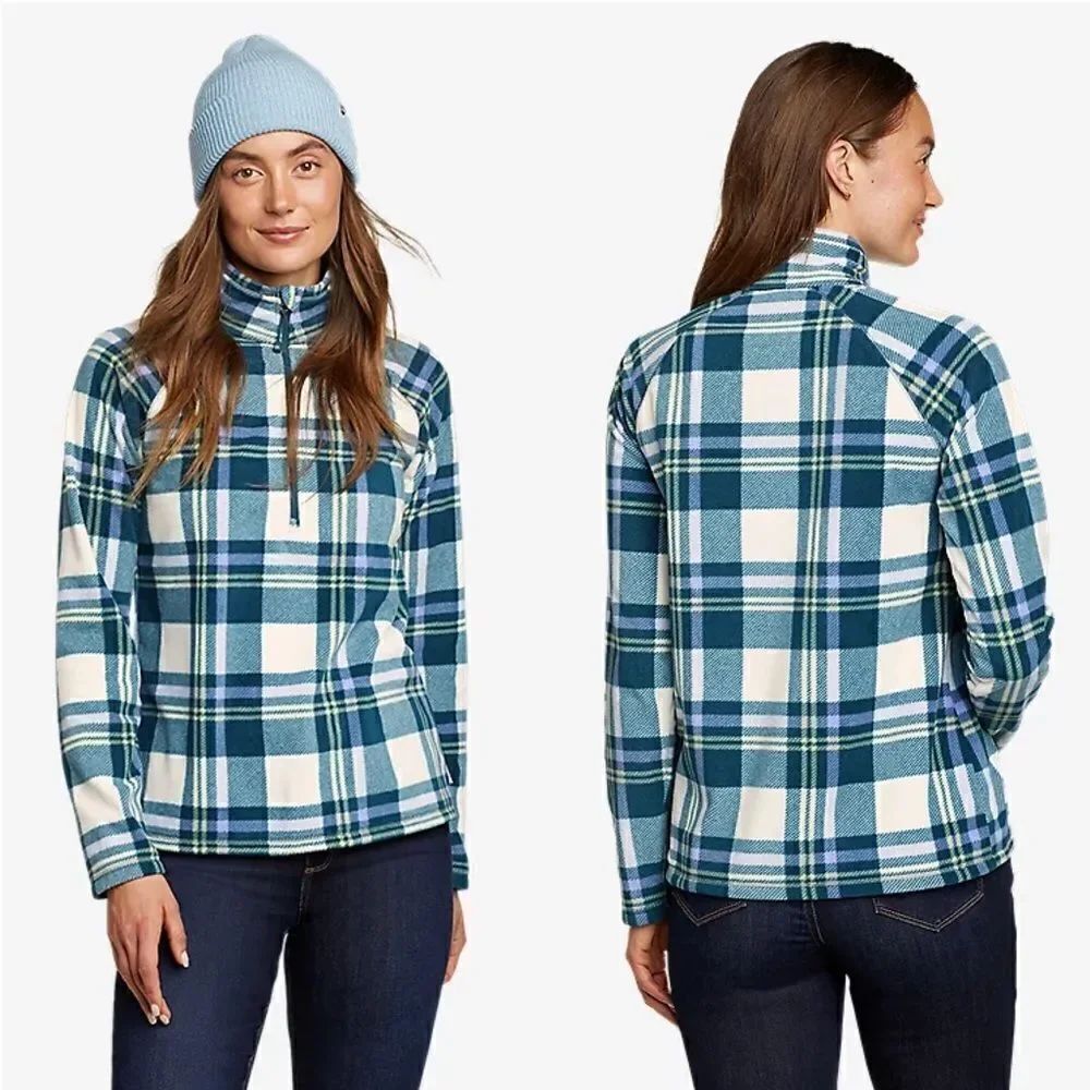 Eddie Bauer NWT Quest Fleece 1/4-Zip Small